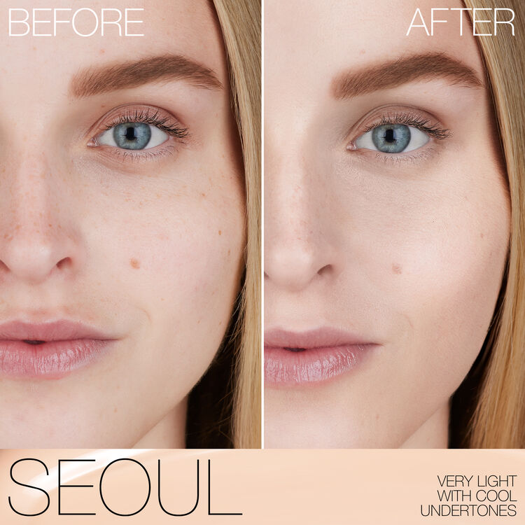 Before And After Best Makeup Foundation Over 50 LIGHT REFLECTING