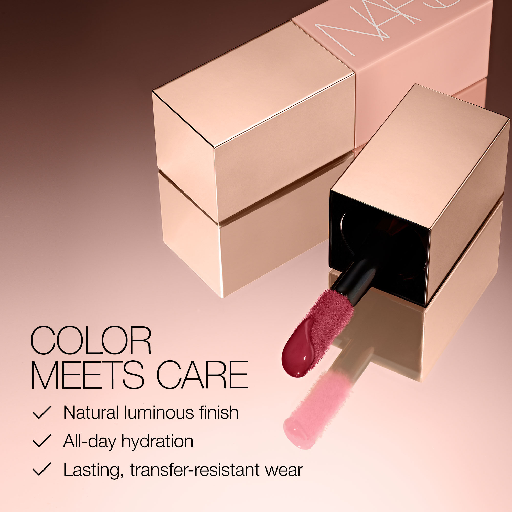Afterglow Lipstick & Mini Liquid Blush Duo - Zestaw pomadka