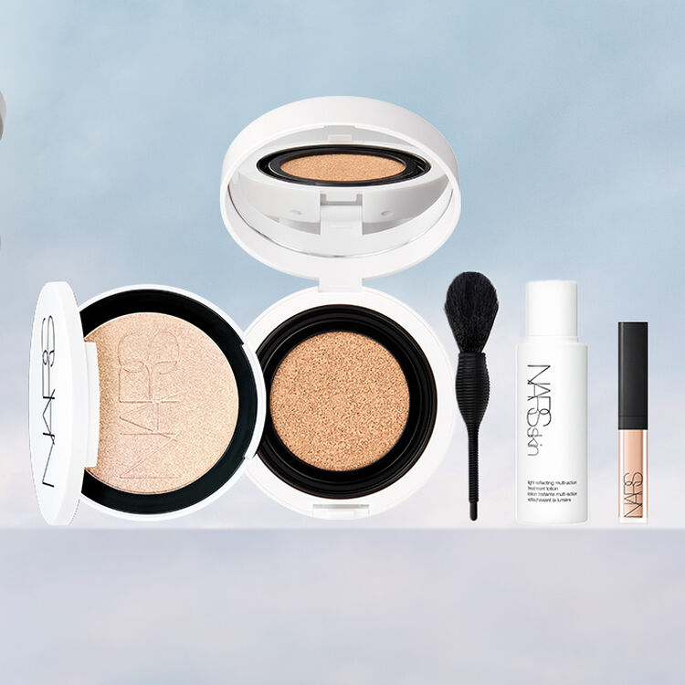 LUMINIZING POWDER x SERUM CUSHION FOUNDATION SET, 