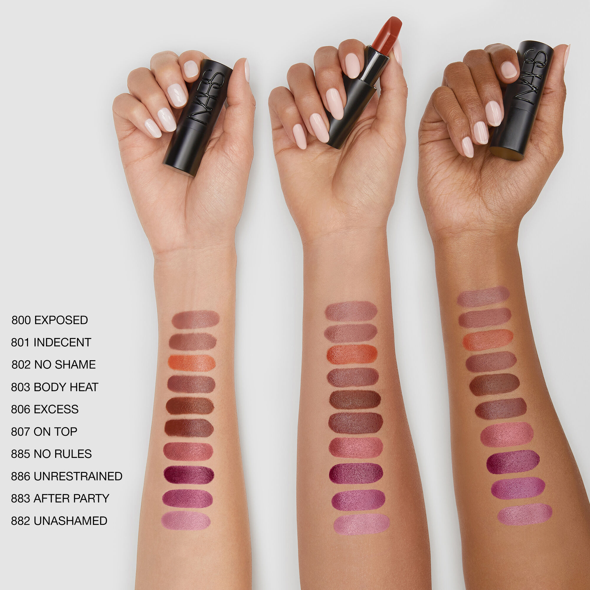 Explicit赤吻緞光唇膏| NARS Cosmetics